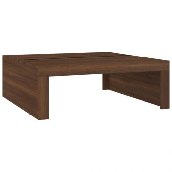 Couchtisch Braun Eichen-Optik 100x100x35 cm Holzwerkstoff