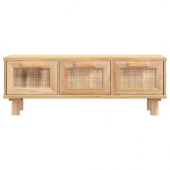 Couchtisch Braun 80x40x30 cm Holzwerkstoff & Massivholz Kiefer