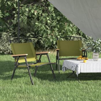 ARDEBO.de - Campingstühle 2 Stk. Grün 54x43x59 cm Oxford-Gewebe