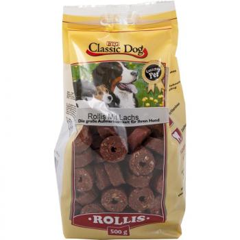 ARDEBO.de Classic Dog Snack Rollis mit Lachs 500g