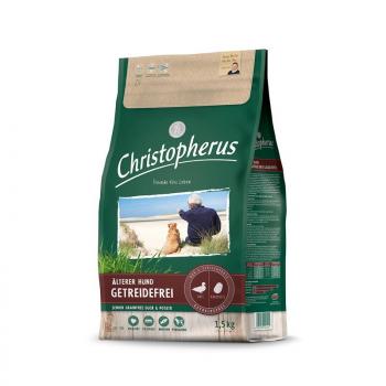 ARDEBO.de Christopherus Getreidefrei Senior Ente & Kartoffel 1,5kg