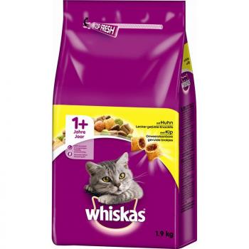 ARDEBO.de Whiskas Trocken Adult 1+ mit Huhn 1,9kg