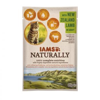 ARDEBO.de IAMS Naturally Adult Nassfutter PB 85g Neuseelandlamm  in Sauce