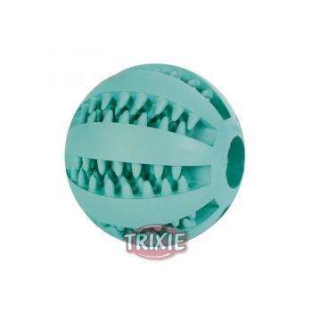 ARDEBO.de Trixie Denta Fun Baseball, Mintfresh, Naturgummi  7 cm