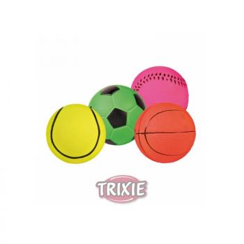 ARDEBO.de Trixie Spielball, schwimmt, Moosgummi, Größe 6 cm