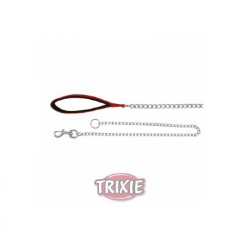 ARDEBO.de Trixie Kettenleine mit Nylon Handschlaufe