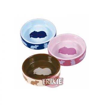 ARDEBO.de Trixie Keramiknapf mit Motiv, Hamster 80 ml  8 cm