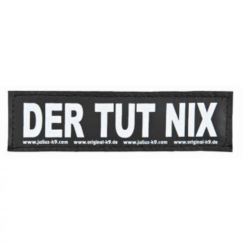 ARDEBO.de 2 Julius-K9 Klettsticker DER TUT NIX