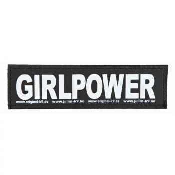 ARDEBO.de 2 Julius-K9 Klettsticker GIRLPOWER