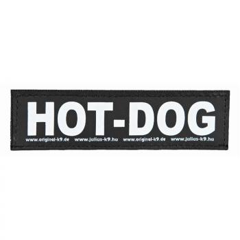 ARDEBO.de 2 Julius-K9 Klettsticker HOT DOG