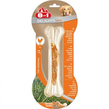 ARDEBO.de 8in1 Delights Kauknochen Strong Chicken L