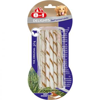 ARDEBO.de 8in1 Delights Twisted Sticks Beef 10 Stück