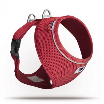 ARDEBO.de Curli Basic Geschirr Air-Mesh Rot XS 