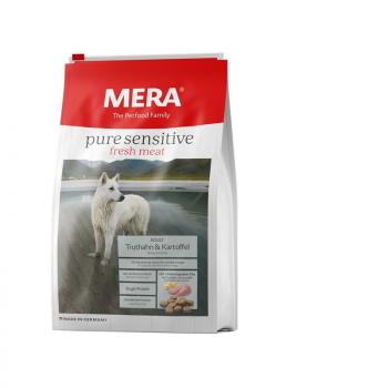 ARDEBO.de Mera Dog Pure Sensitive Fresh Meat Truthahn & Kartoffel 1kg