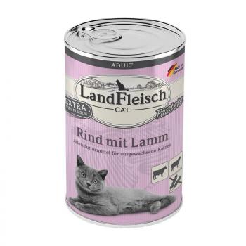 ARDEBO.de LandFleisch Cat Adult Pastete Rind & Lamm 400 g