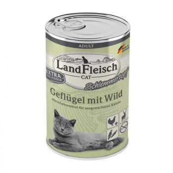 ARDEBO.de LandFleisch Cat Adult Schlemmertopf Geflügel & Wild 400 g