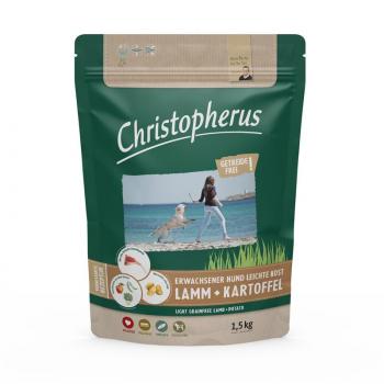 ARDEBO.de Christopherus Getreidefrei Leichte Kost Lamm & Kartoffel 1,5kg