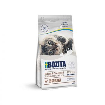 ARDEBO.de Bozita Indoor & Sterilised Grain free mit Rentier 400 g