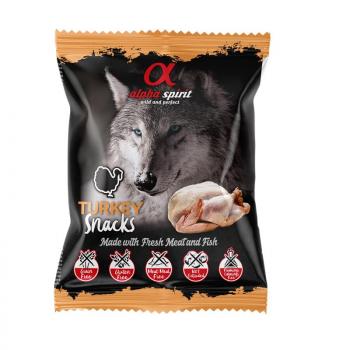 ARDEBO.de alpha spirit Dog Snack gewürfelt Pute 50 g