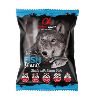 ARDEBO.de alpha spirit Dog Snack gewürfelt Fisch 50 g