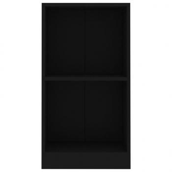 Bücherregal Schwarz 40x24x75 cm Holzwerkstoff