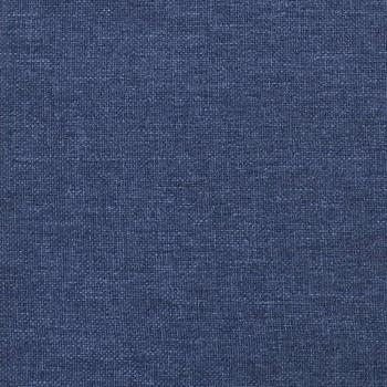 Fußhocker Blau 60x60x36 cm Stoff