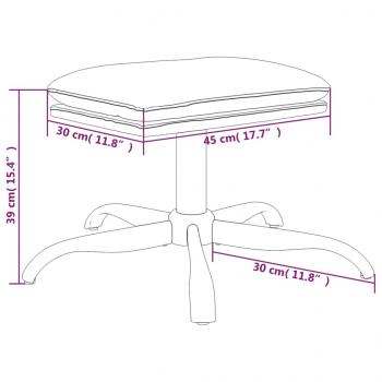 Fußhocker Dunkelgrün 60x60x36 cm Samt