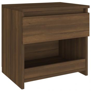 Nachttisch Braun Eichen-Optik 40x30x39 cm Holzwerkstoff