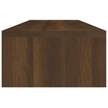 Monitorständer Braun Eichen-Optik 100x24x13 cm Holzwerkstoff