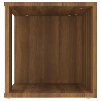 Beistelltisch Braun Eichen-Optik 33x33x34,5 cm Holzwerkstoff