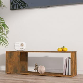 ARDEBO.de - TV-Schrank Räuchereiche 100x24x32 cm Holzwerkstoff