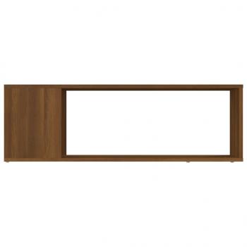 TV-Schrank Braun Eichen-Optik 100x24x32 cm Holzwerkstoff