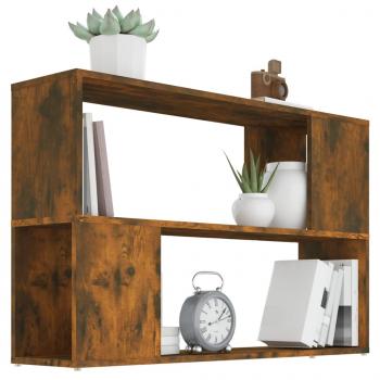 Bücherregal Räuchereiche 100x24x63 cm Holzwerkstoff