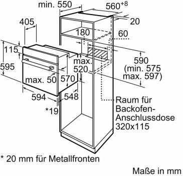 Bosch HBD231VR61 EEK: A Einbau-Backofen-Set mit Elektro-Kochfeld (HBF133BR0 + PKN645BA2E), 60 cm breit, 71 L, 3D-Heißluft, Eco Clean Direct, Kindersicherung, Rahmen aufliegend, schwarz