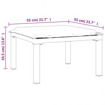 4-tlg. Garten-Lounge-Set Schwarz und Grau Poly Rattan