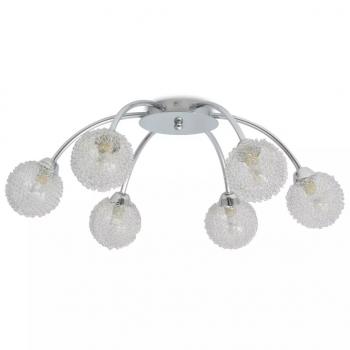 Deckenleuchte mit 6 LED-Glühlampen G9 240 W