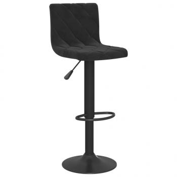 Barhocker 2 Stk. Schwarz Samt