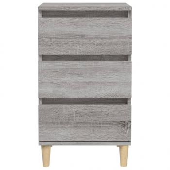 Nachttisch Grau Sonoma 40x35x70 cm Holzwerkstoff