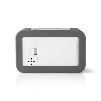 Digital-Schreibtisch-Wecker | Backlight LCD | 3.5 cm | Backlight | Snooze-Funktion | Nein | Grau / Weiss