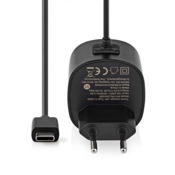 Netzladegerät | 15 W | Schnellladefunktion | 1x 3.0 A | Anzahl der Ausgänge: 1 | USB-C? (Fixed) Kabel | 1.50 m | Single Voltage Output