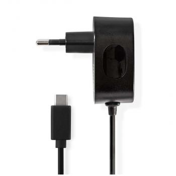 Netzladegerät | 15 W | Schnellladefunktion | 1x 3.0 A | Anzahl der Ausgänge: 1 | USB-C? (Fixed) Kabel | 1.50 m | Single Voltage Output