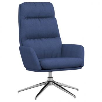 Relaxsessel Blau Stoff