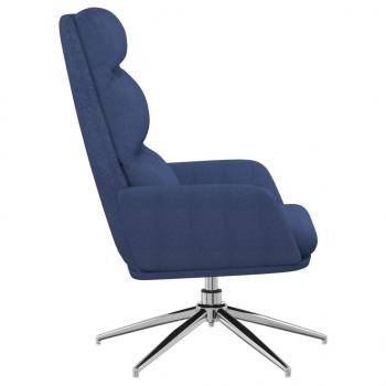 Relaxsessel Blau Stoff