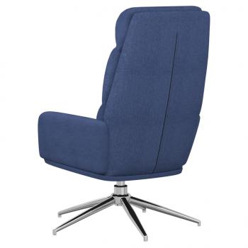 Relaxsessel Blau Stoff