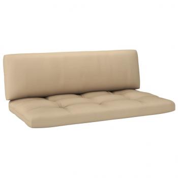 Outdoor-Mittelsofa Paletten Kiefernholz Imprägniert Weiß