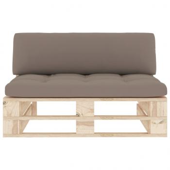 Outdoor-Mittelsofa Paletten Imprägniertes Kiefernholz