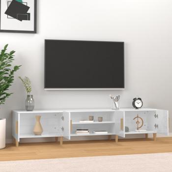 TV-Schrank Hochglanz-Weiß 180x31,5x40 cm Holzwerkstoff