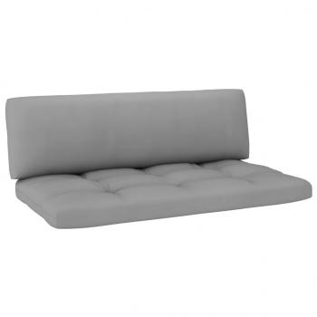 Outdoor-Mittelsofa Paletten Kiefernholz Imprägniert Weiß