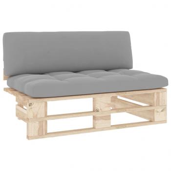 Outdoor-Mittelsofa Paletten Imprägniertes Kiefernholz