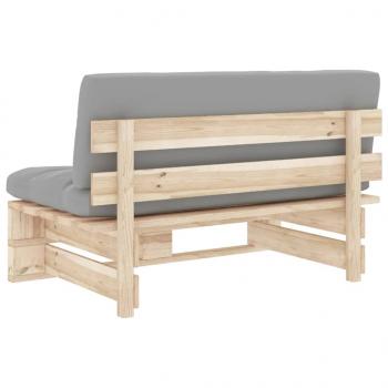 Outdoor-Mittelsofa Paletten Imprägniertes Kiefernholz